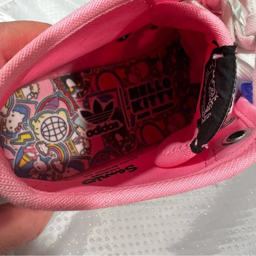 adidas Hello Kitty x Nizza Platform Sneaker Pink Women’s Sz 5.5 - Picture 4 of 16